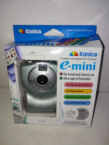 Kamera konica mini silver - kamera,