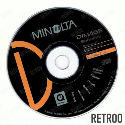 Minolta software ver 1 - software, 2.1.0