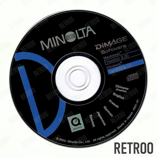 Minolta dimage software - minolta,